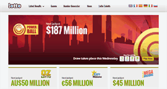 Desktop Screenshot of lotto.net