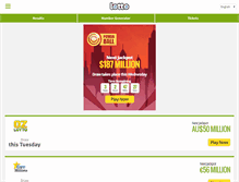 Tablet Screenshot of lotto.net